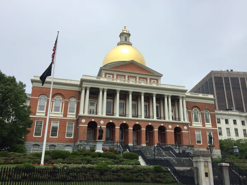 State House, Sede do Governo de Massachusetts em Boston. 