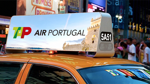 400 táxis já circulam por NY com a nova marca TAP Air Portugal.